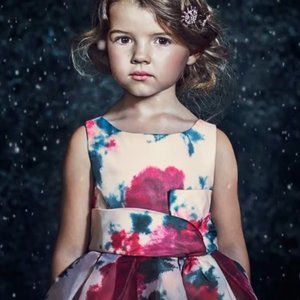 Floral Organza Dress - Janie and Jack Size 3